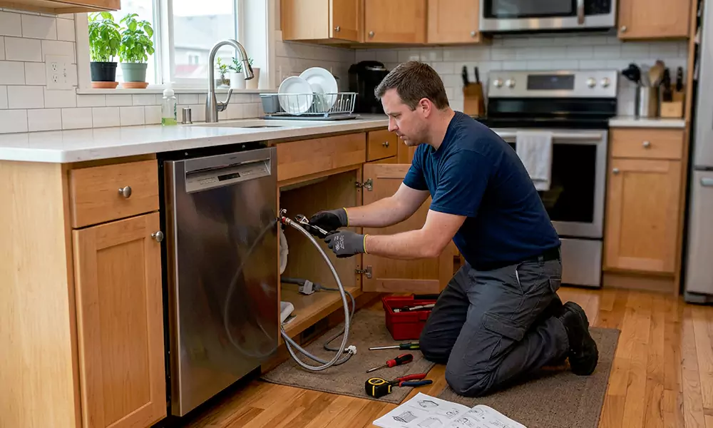 Dishwasher Installation in Biddeford, ME
