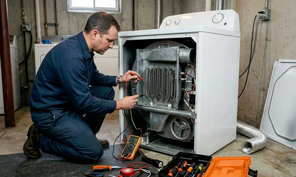 Dryer Not Heating Repair in Biddeford, ME