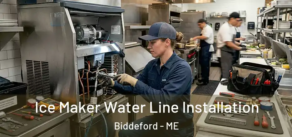 Ice Maker Water Line Installation Biddeford - ME